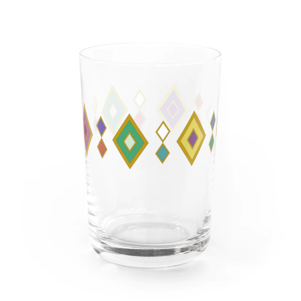 フタイチノオミセのオリエンタルダイヤ Water Glass :front