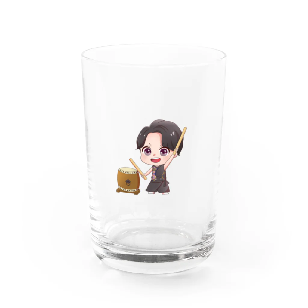 佐藤晃弘のショップの太鼓あっきー Water Glass :front