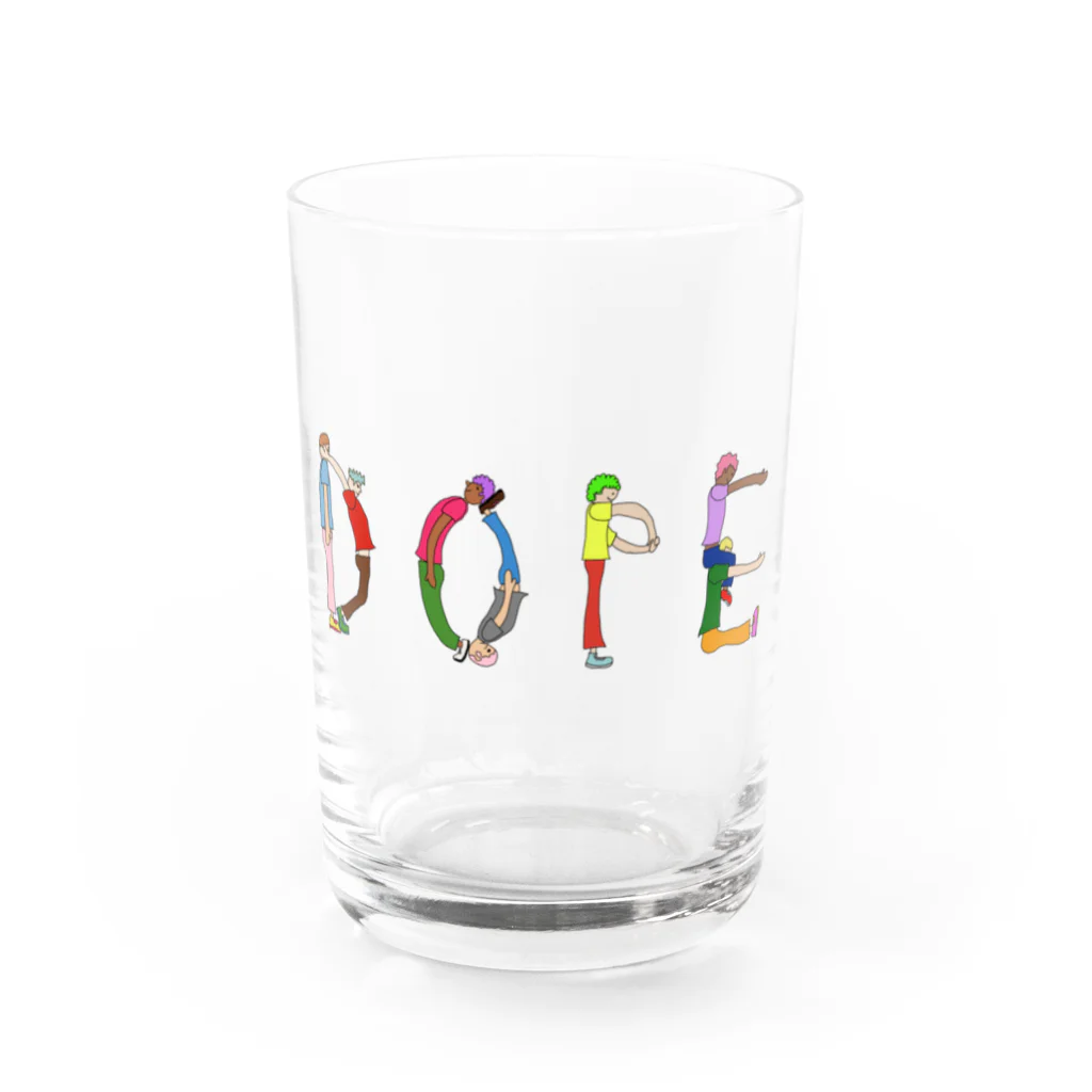 微4°のDOPE Water Glass :front