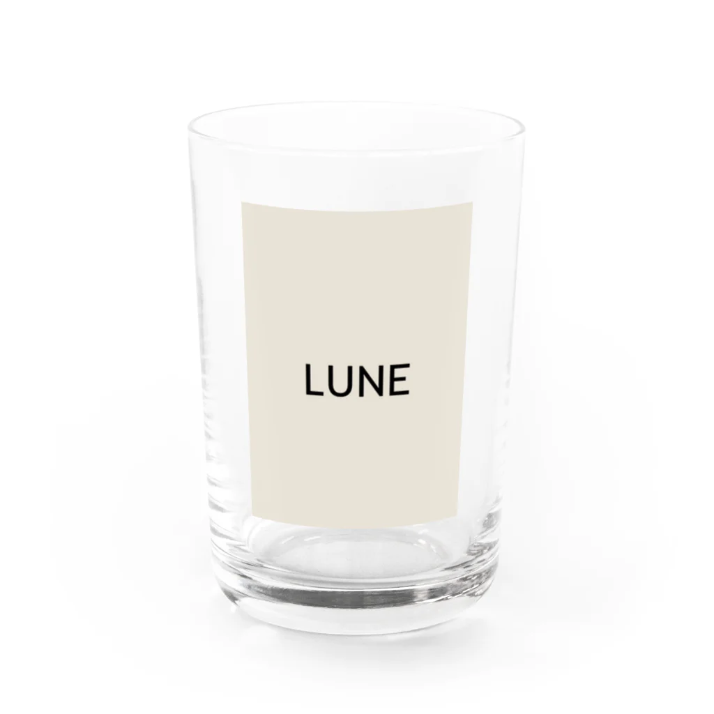 LUNEのシンプルアイテム グラス前面