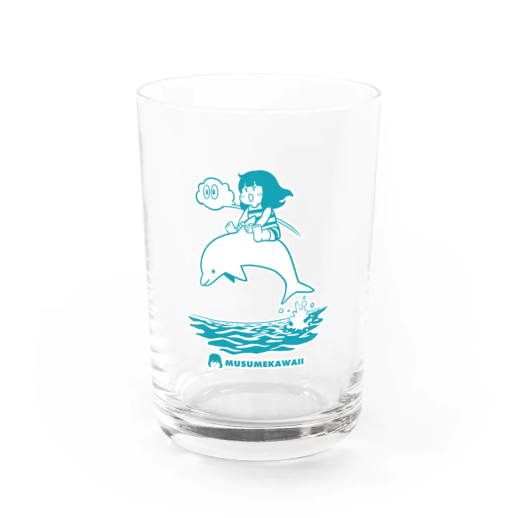 MUSUMEKAWAIIの0608世界海洋デー Water Glass :front