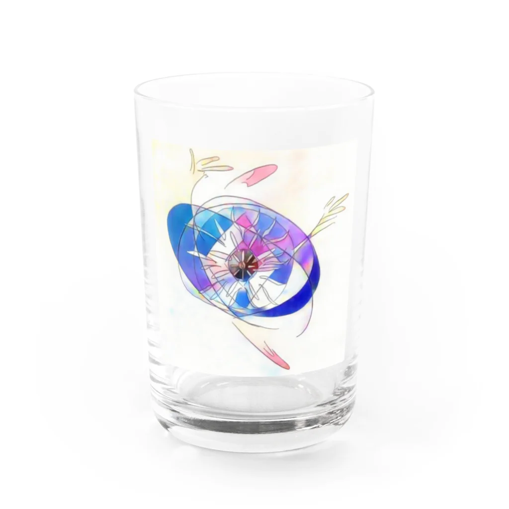 うすきみせのアラベスク Water Glass :front