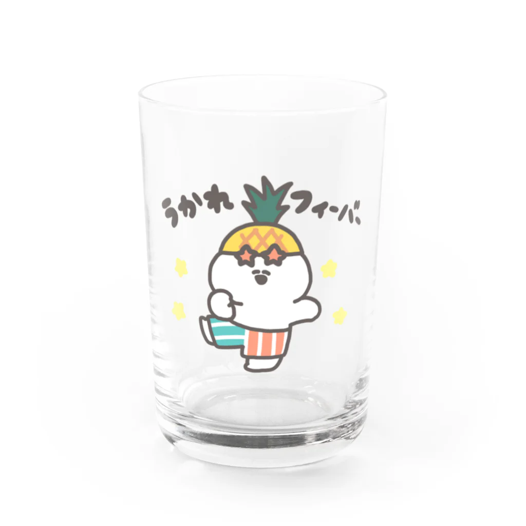 ナポリのSUZURIのうかれフィーバー Water Glass :front