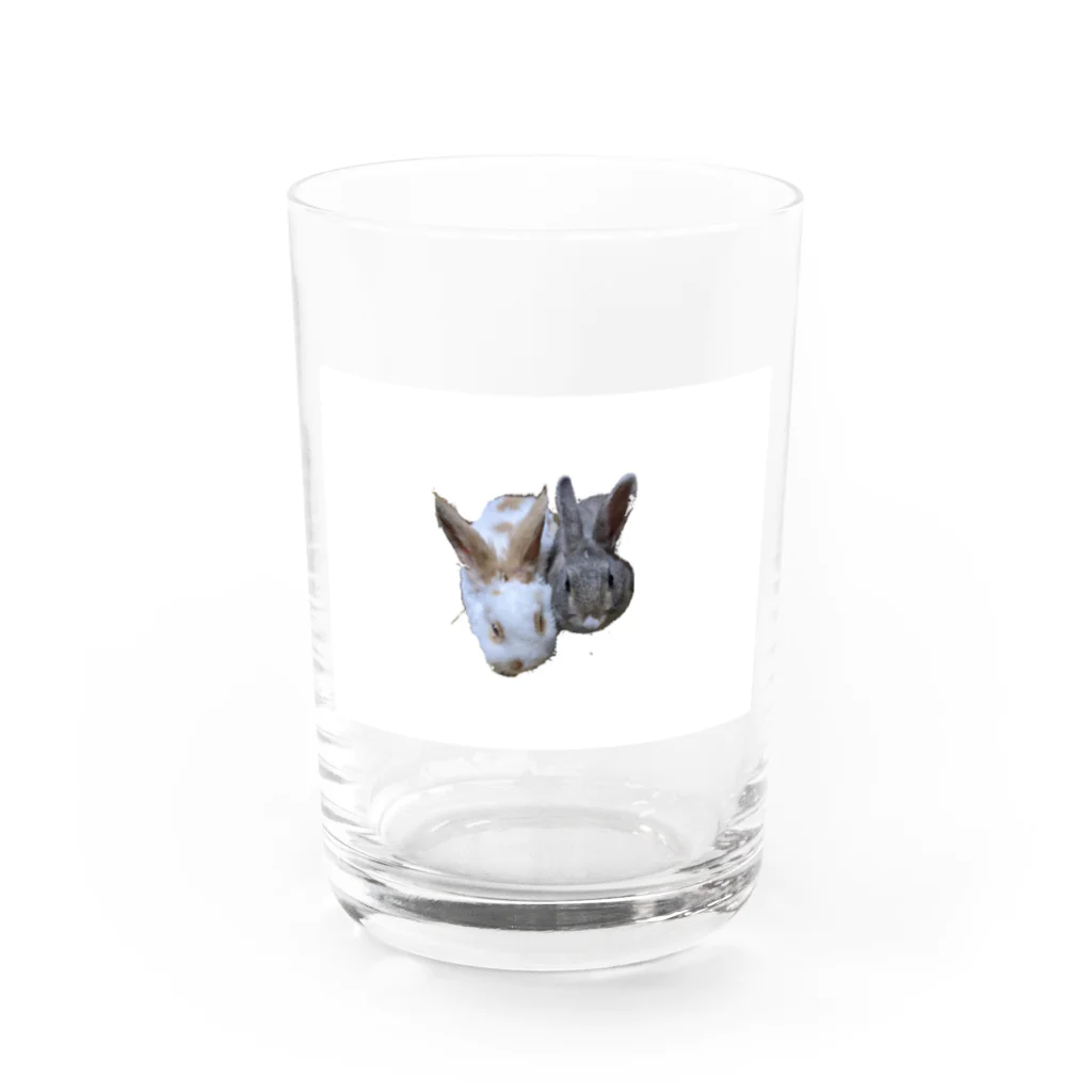 よつばナムクのよつば&まるお Water Glass :front