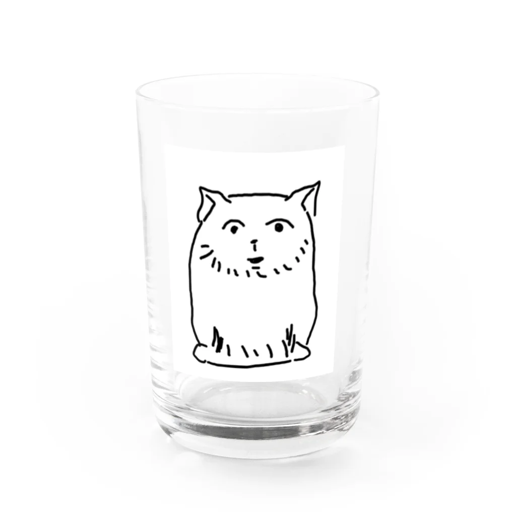 クソネコ様のクソ猫 Water Glass :front