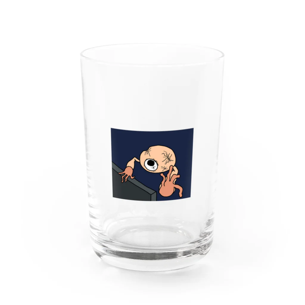 ぽりぽりの隕石くん Water Glass :front