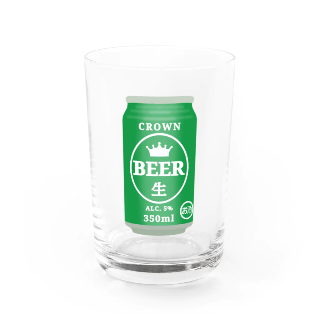 GREAT 7の缶ビール Water Glass :front