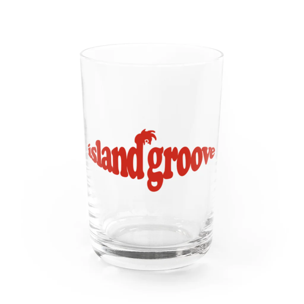 island grooveのRED INK Water Glass :front