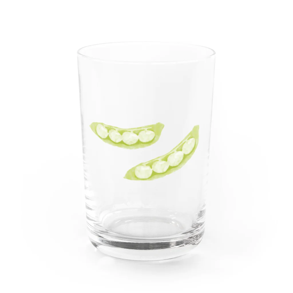 applewinee_illustrationのpea chan Water Glass :front