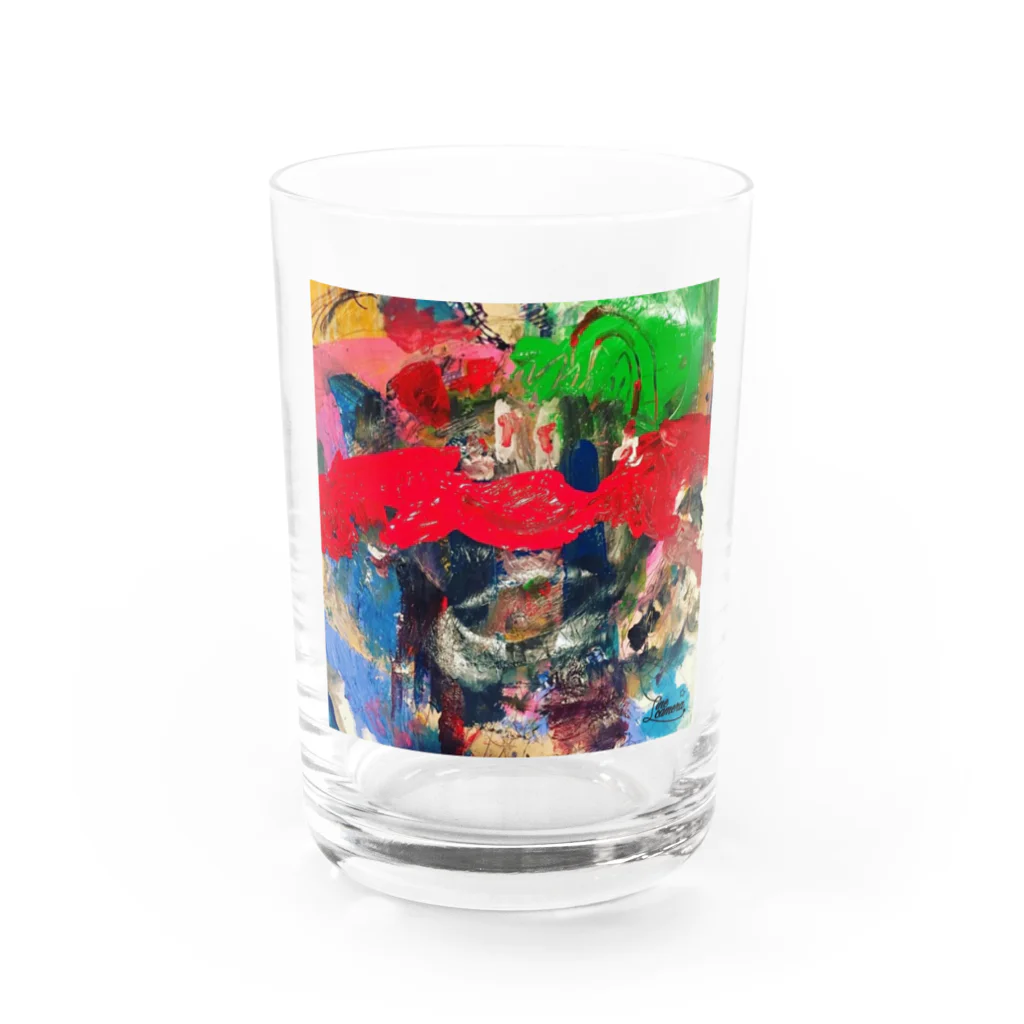 ○たこたこハウスのとぶカニ🦀くん Water Glass :front