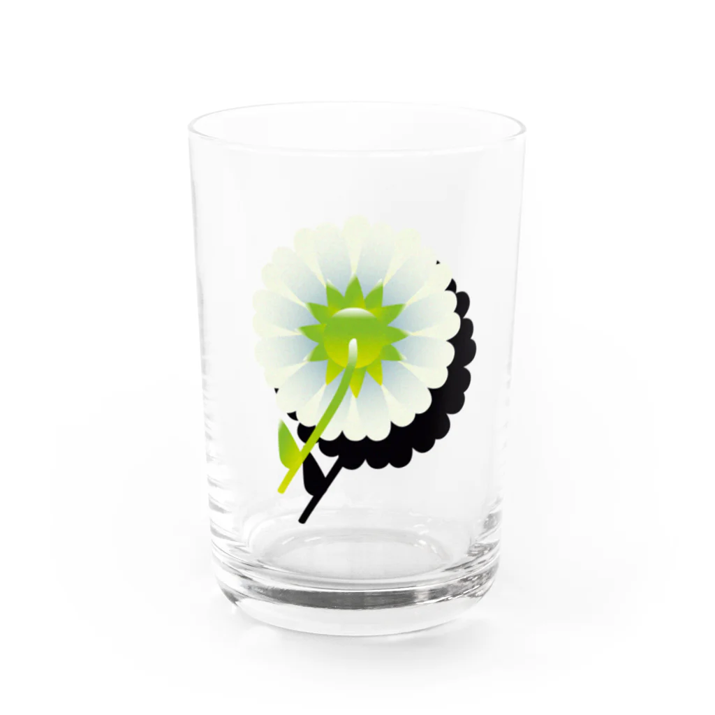 か〜ごのあっちむいてる花 Water Glass :front