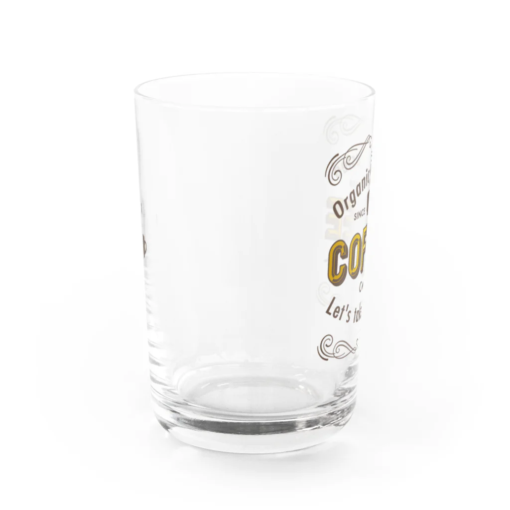 まるいねこのコーヒー カフェ Water Glass :front