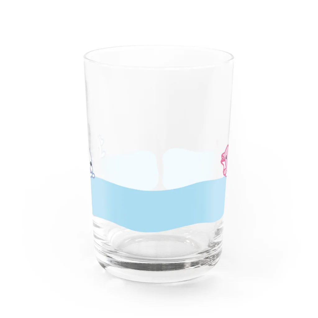 ぽよぽよ雑貨店の水上 Water Glass :front