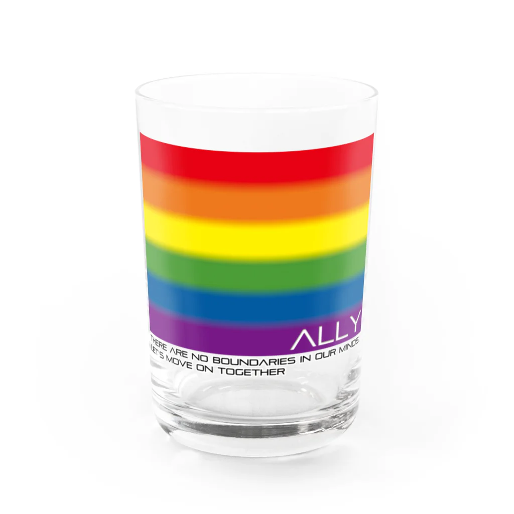 フィールハピネスのアライ グラス / ally glass Water Glass :front