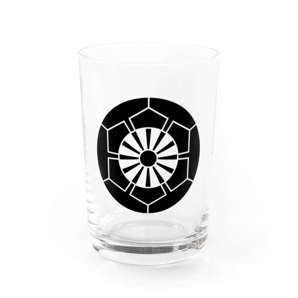 色々雑貨屋さんの榊原源氏車紋 Water Glass :front