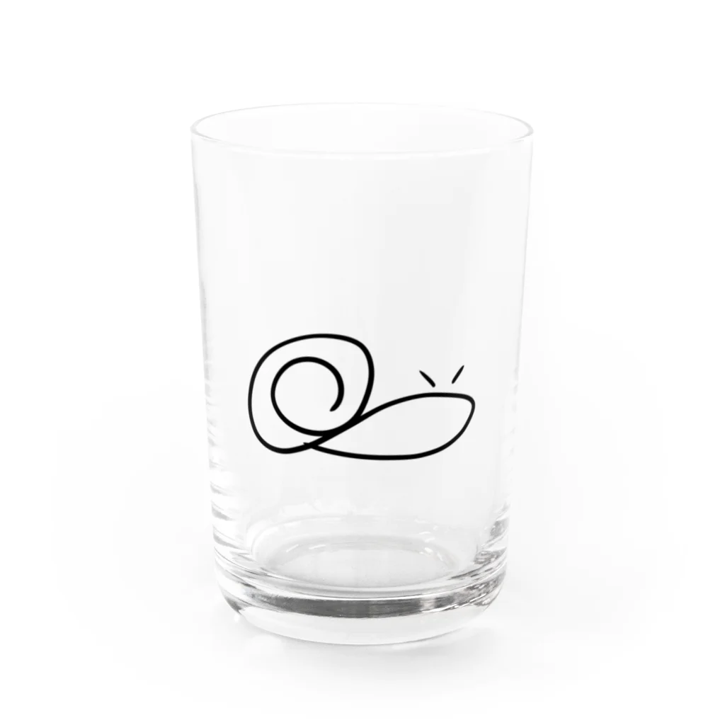 かのつくお店のかたつむりのやつ Water Glass :front