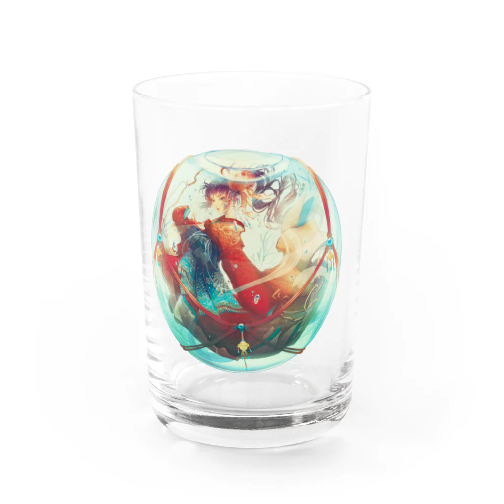 古美術しみじみ堂の水中花 Water Glass :front