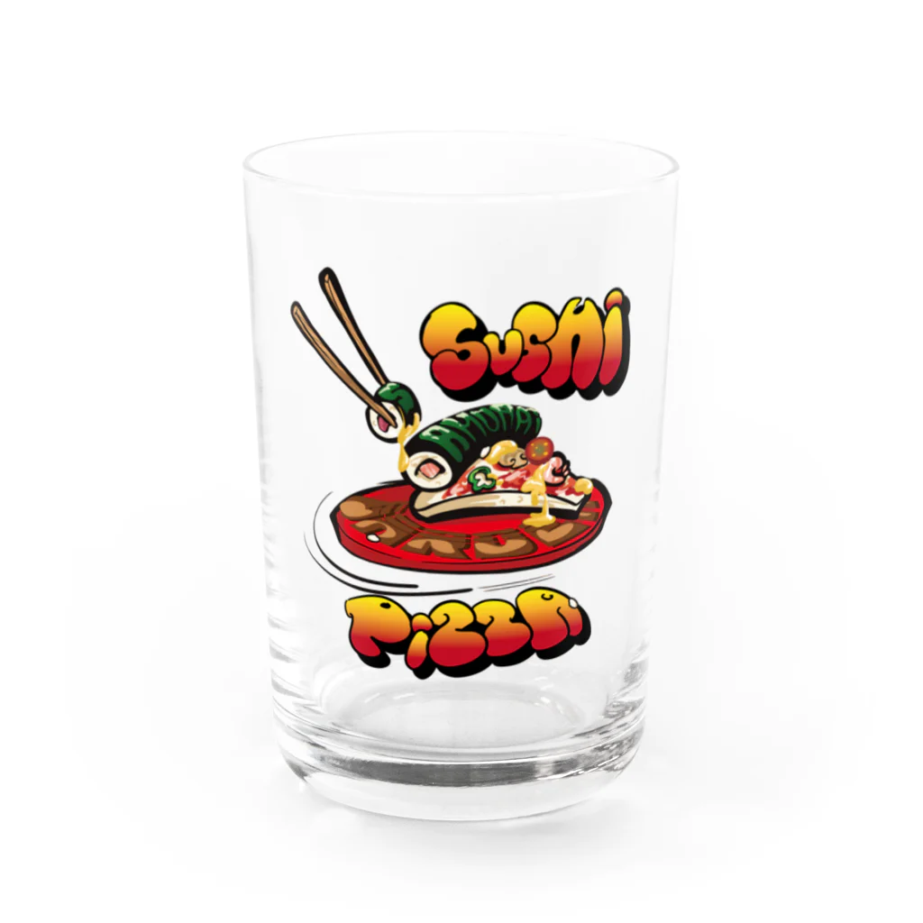 Samurai Gardenサムライガーデンのピザ寿司 Water Glass :front