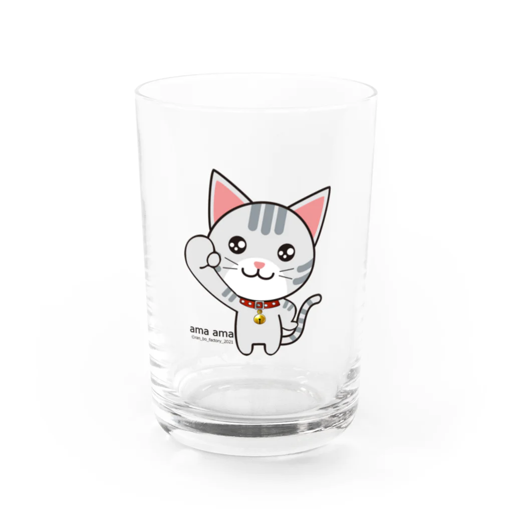 ran_ran_boのぶっこわ～す Water Glass :front