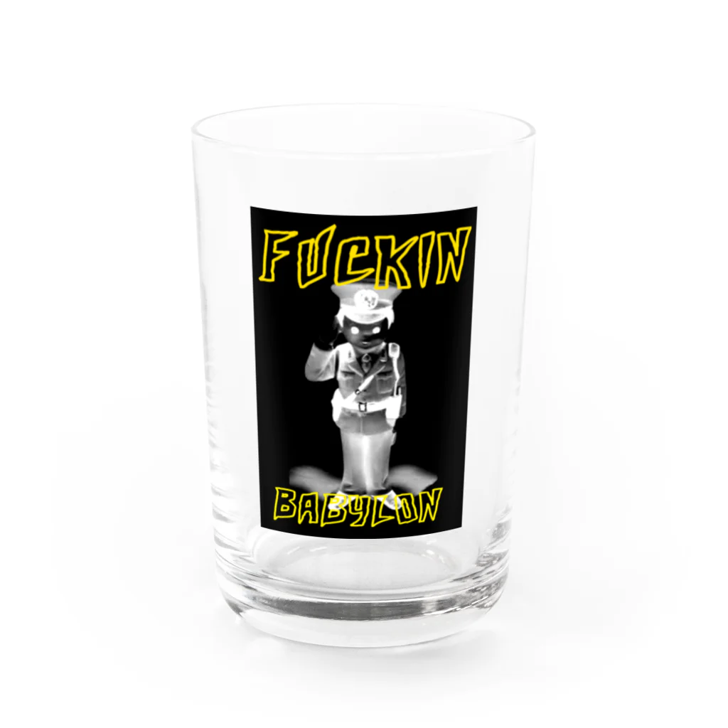 噛ませ犬屋のF××kinBabylon Water Glass :front