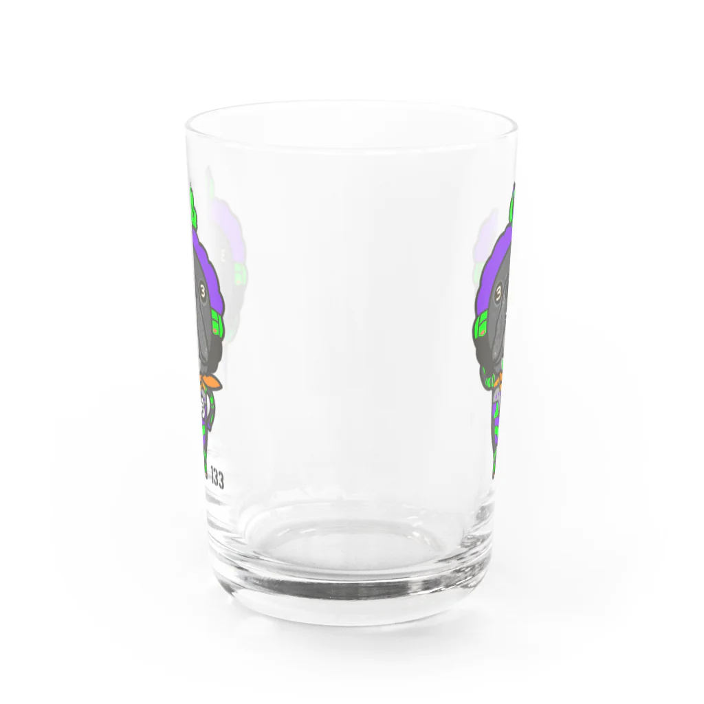 ボーイ君のお散歩のブル号機〜５６号１３３号 Water Glass :front