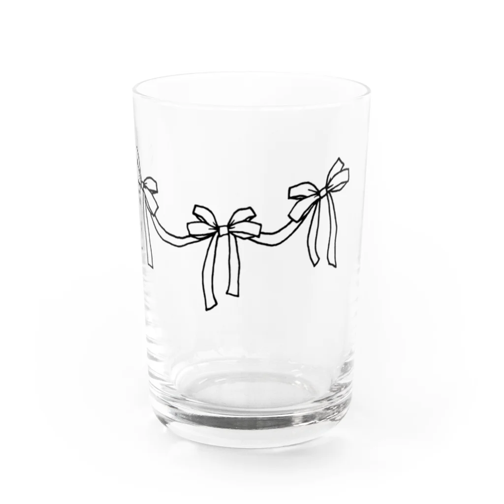 miity storeのふんだんにリボン Water Glass :front