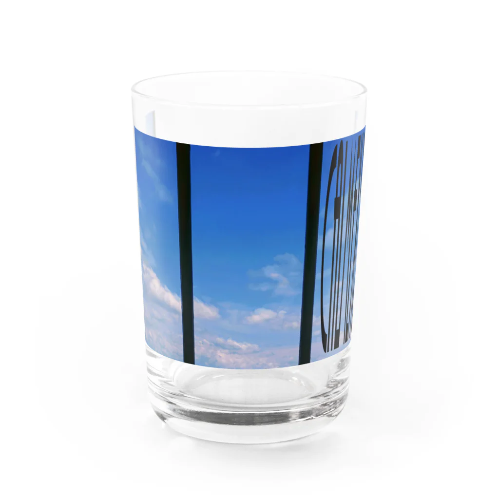 CalmExcelのsky Water Glass :front