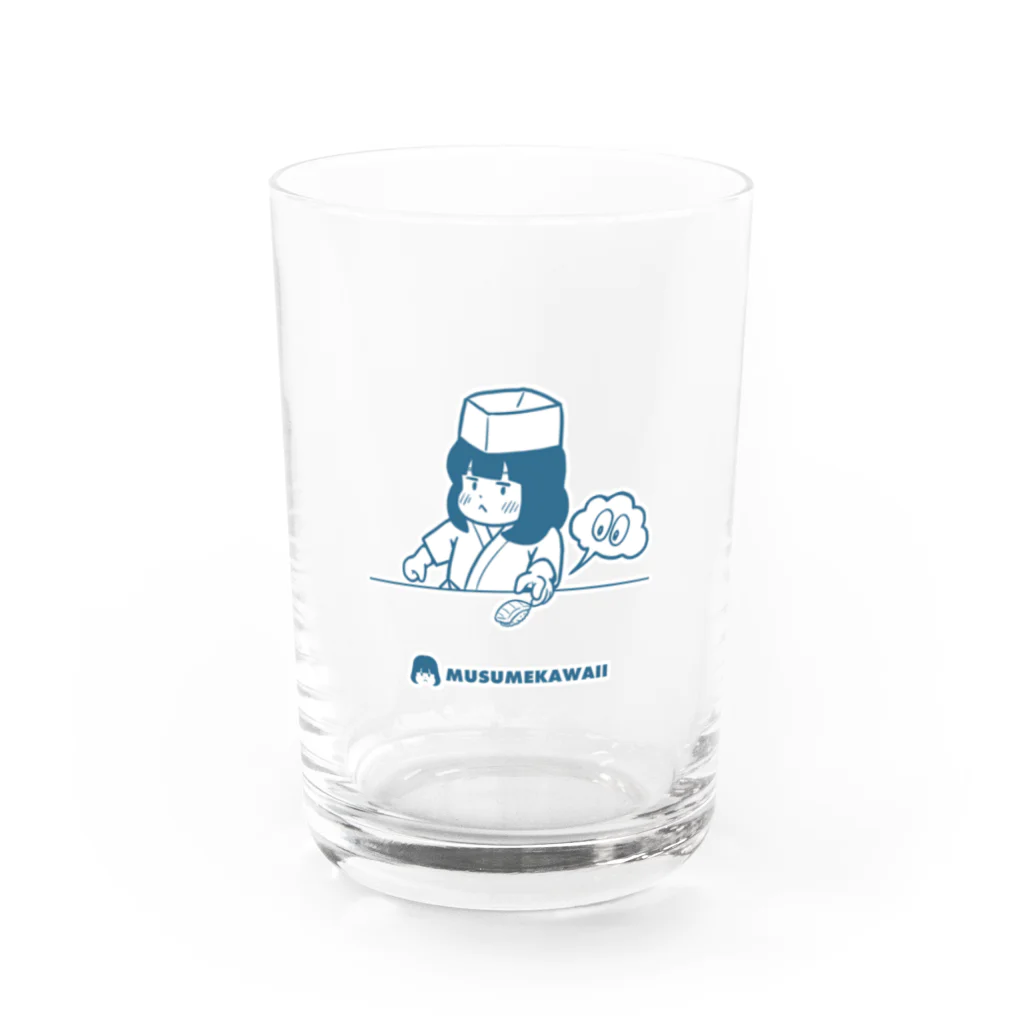 MUSUMEKAWAIIの0618「国際寿司の日」 Water Glass :front