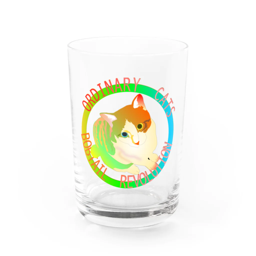 『NG （Niche・Gate）』ニッチゲート-- IN SUZURIのOrdinary Cats03h.t.(春) Water Glass :front