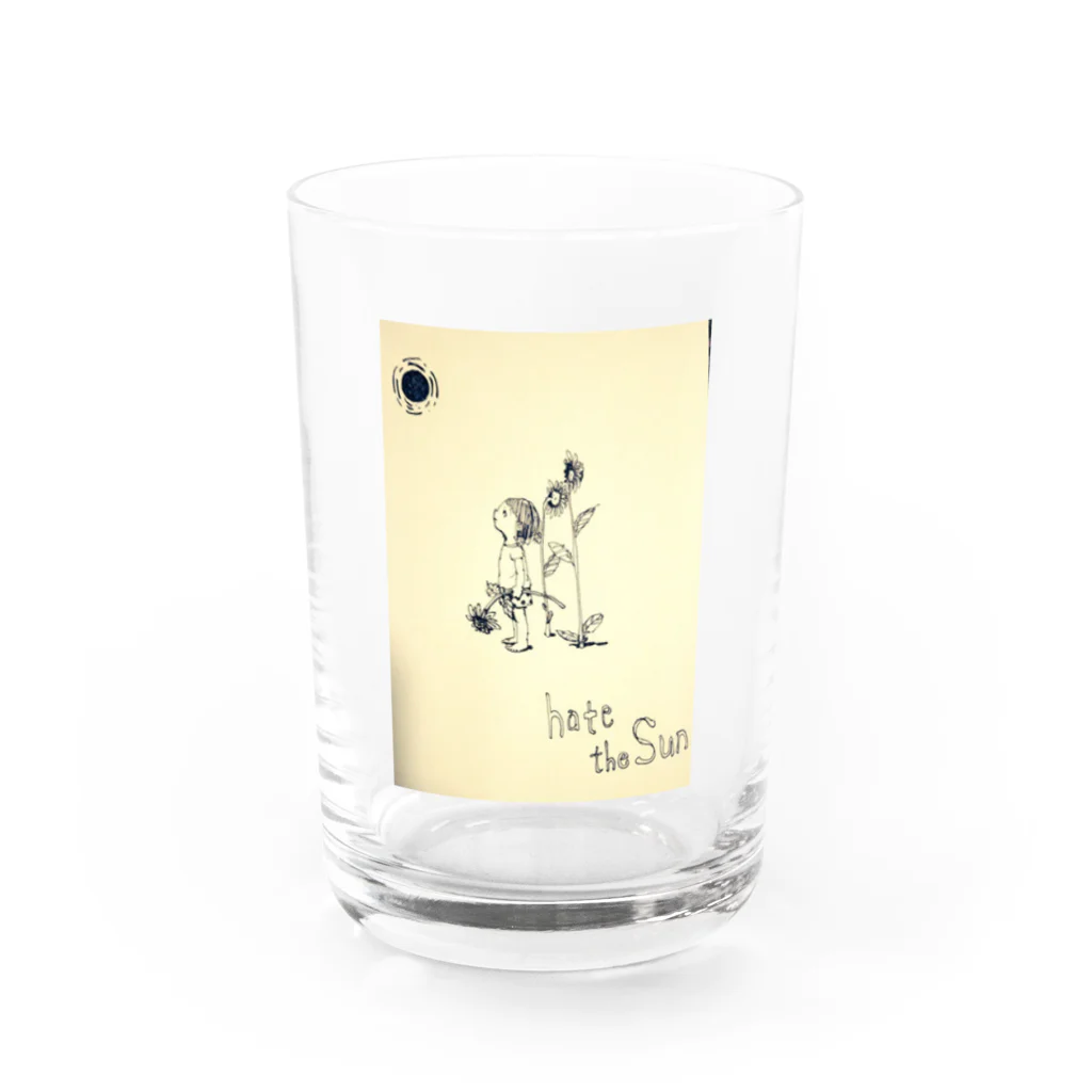 mannaの太陽に嫌われて Water Glass :front