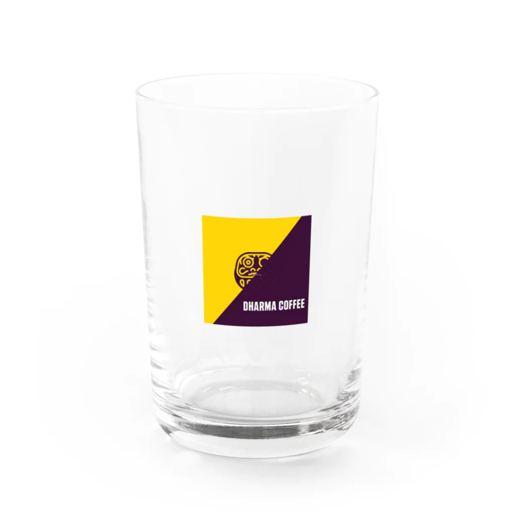 マッチングマリナ公式のダルマコーヒー Water Glass :front