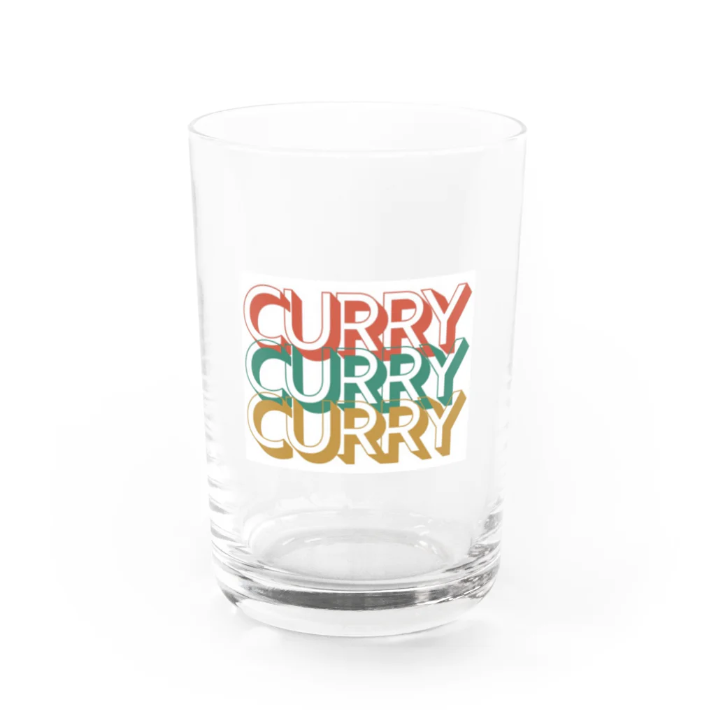 puyopuyoのCURRYロゴ グラス前面