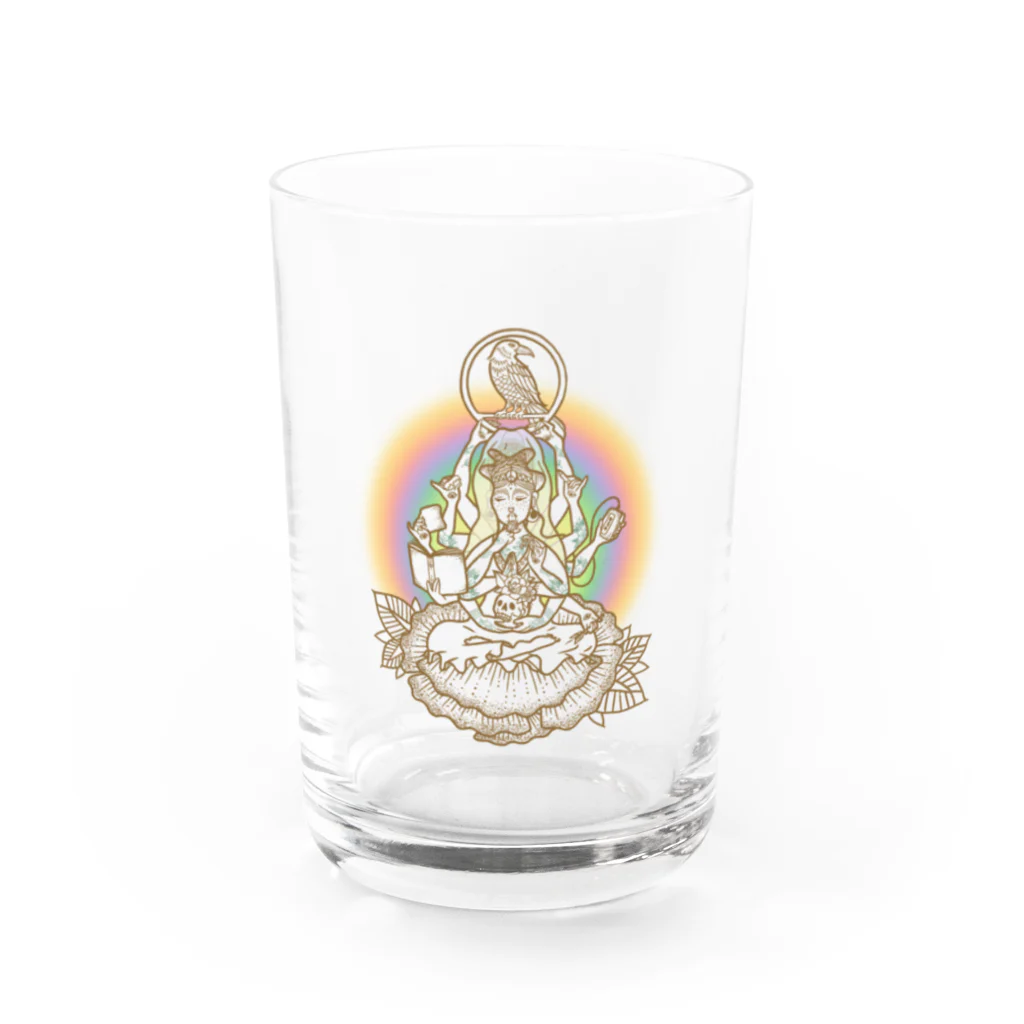 HELLO AND GOODBYEのGod-desu Water Glass :front