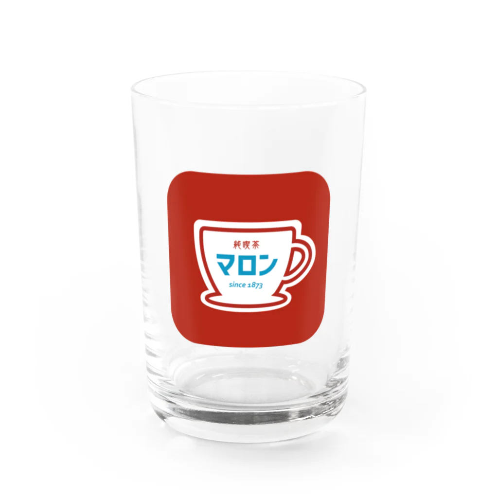 papiko くまさんのレトロ　純喫茶　マロン Water Glass :front