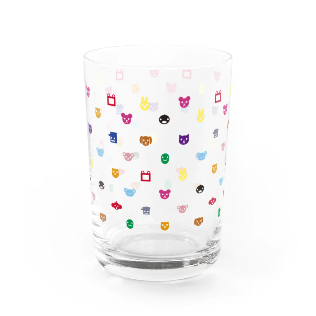 PostPet Official Shopのにじいろあいこんず Water Glass :front