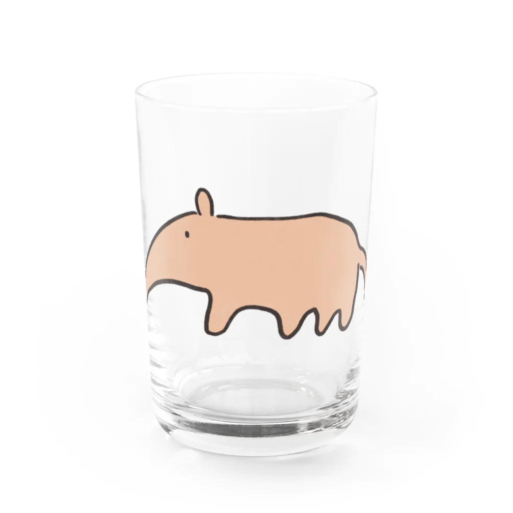 sagのアリクイくん Water Glass :front