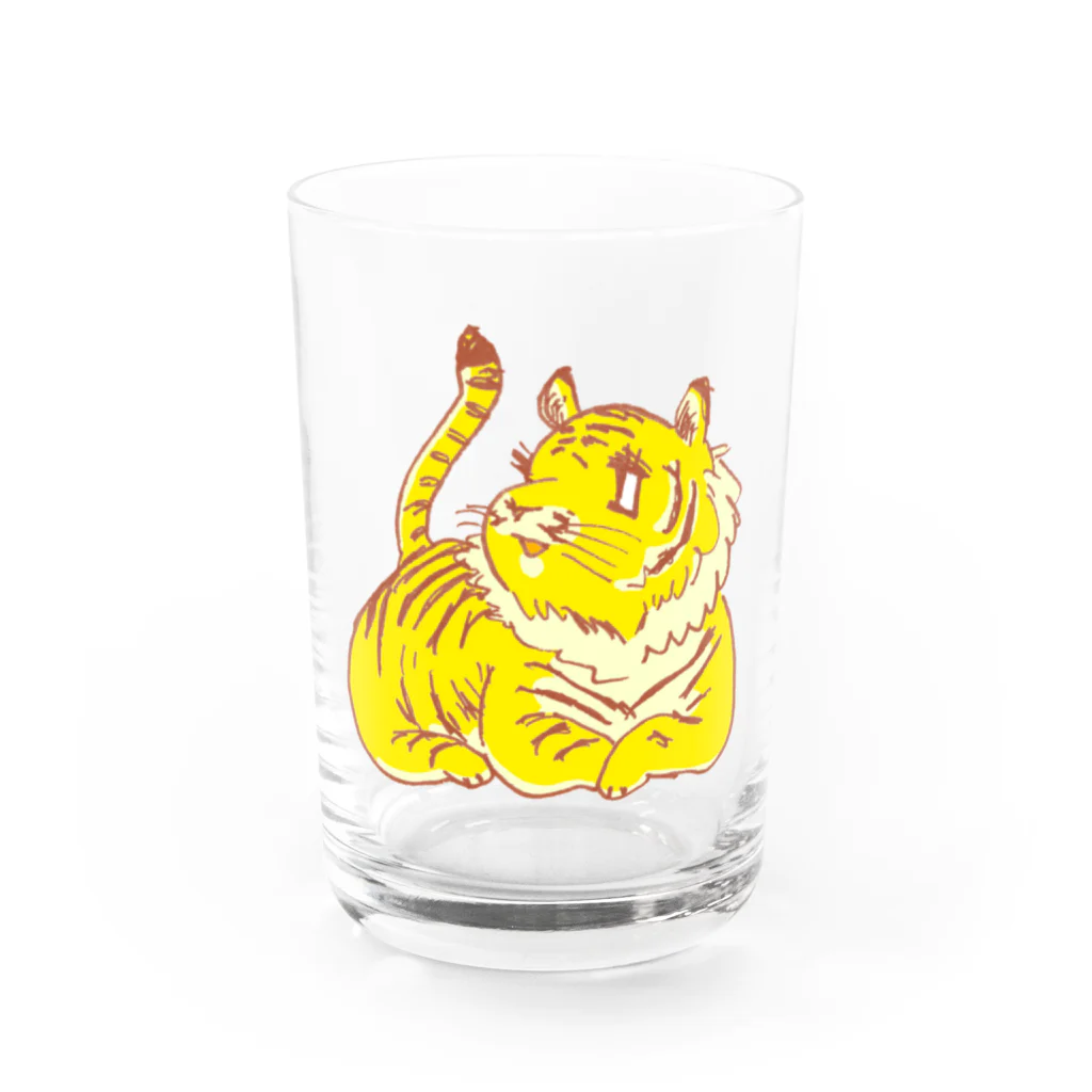 うさぎちゃんアイランドのトラちゃん Water Glass :front