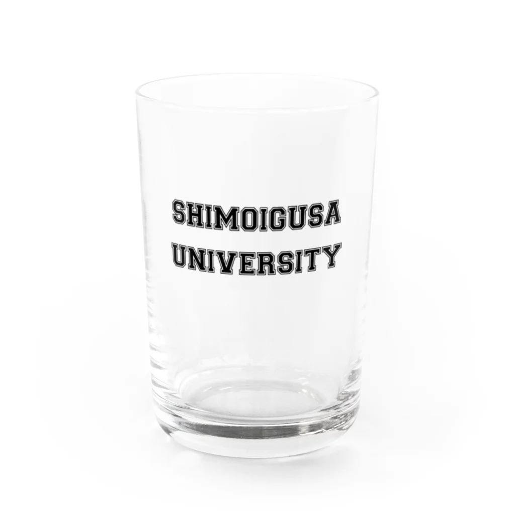 vaigenのSHIMOIGUSA UNIVERSITY黒2 グラス前面