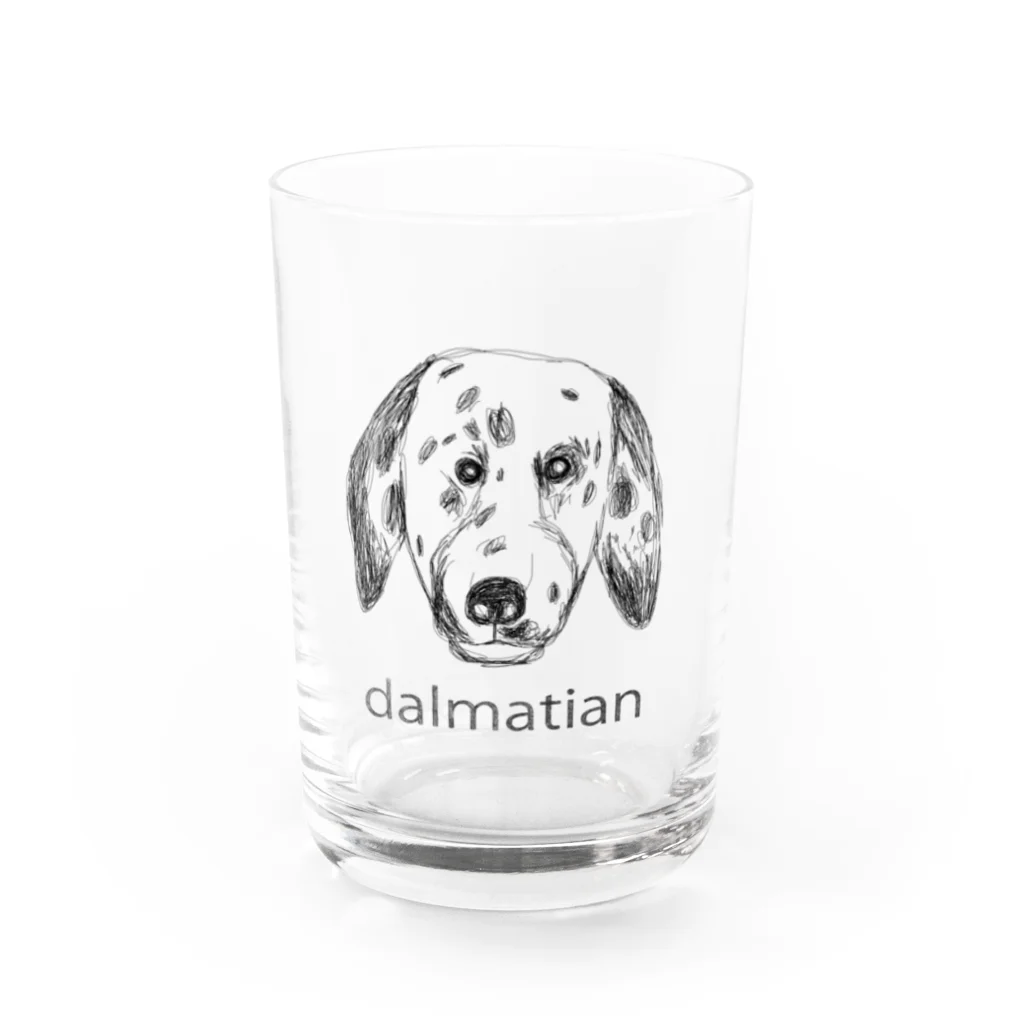 NocatnolifeのDalmatian Water Glass :front