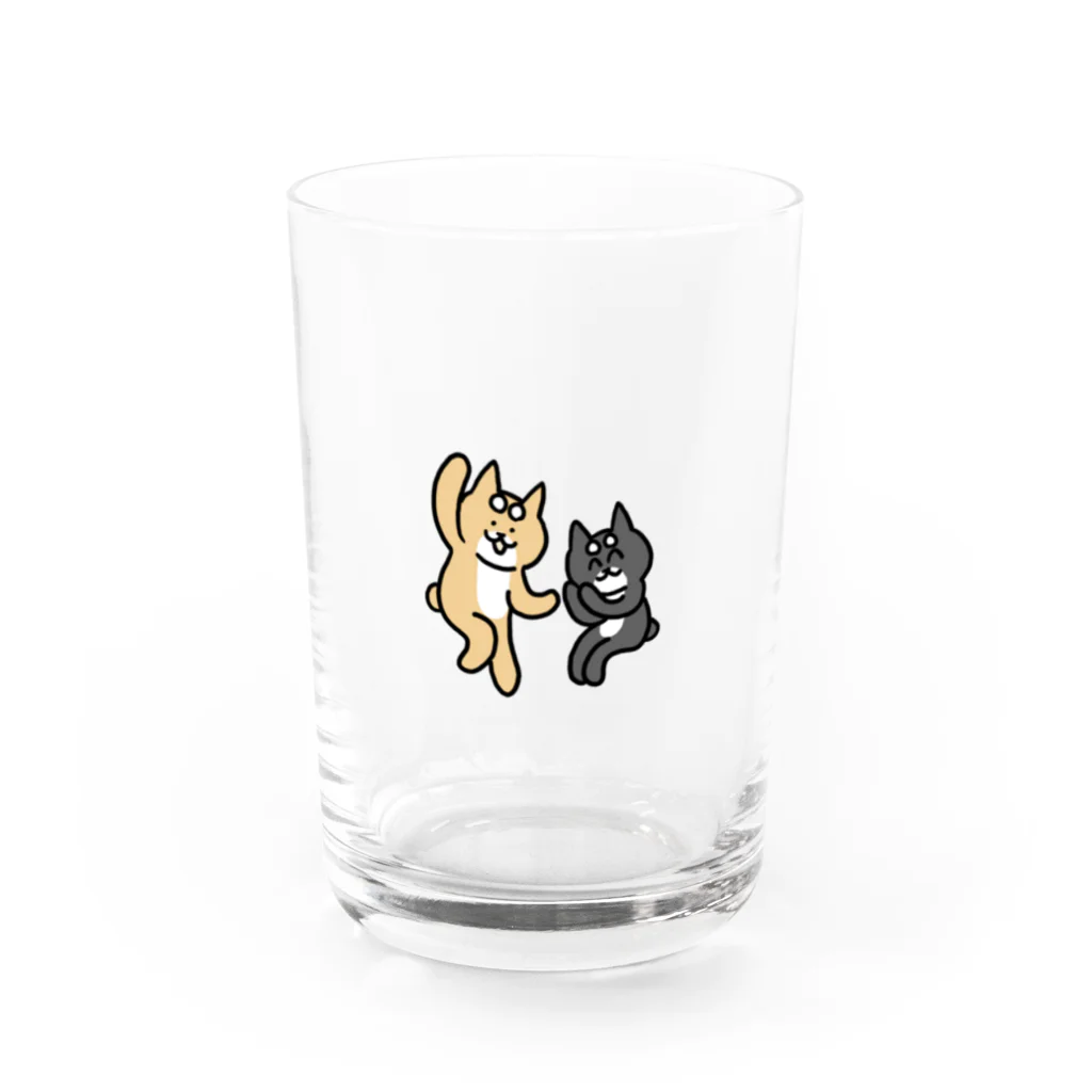 毎日コタローの柴犬コタロー&コジロー Water Glass :front