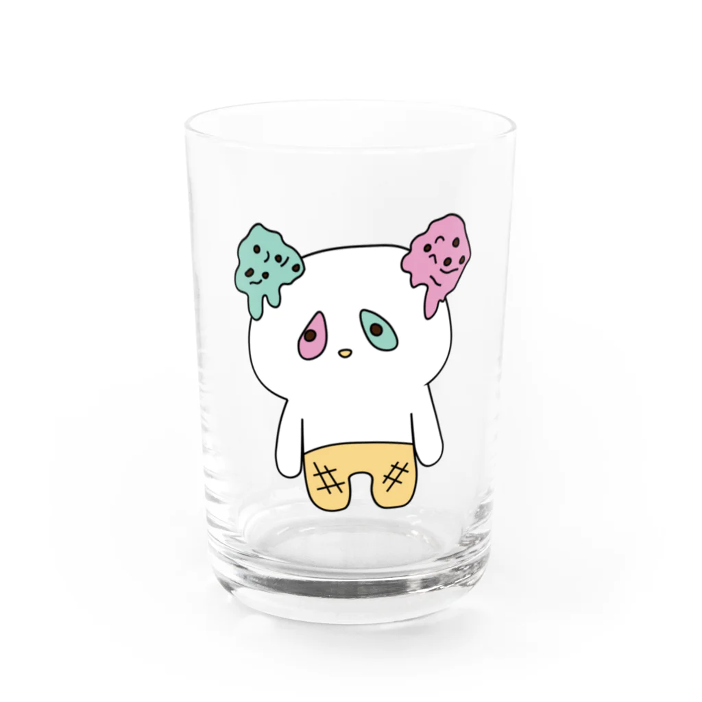 chocopaのアイスパンダ Water Glass :front