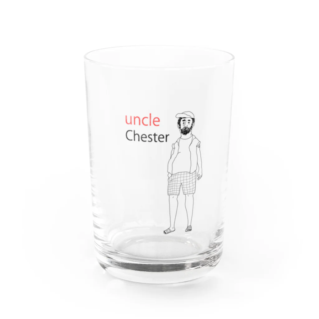 Nocatnolifeのuncle  Chester Water Glass :front