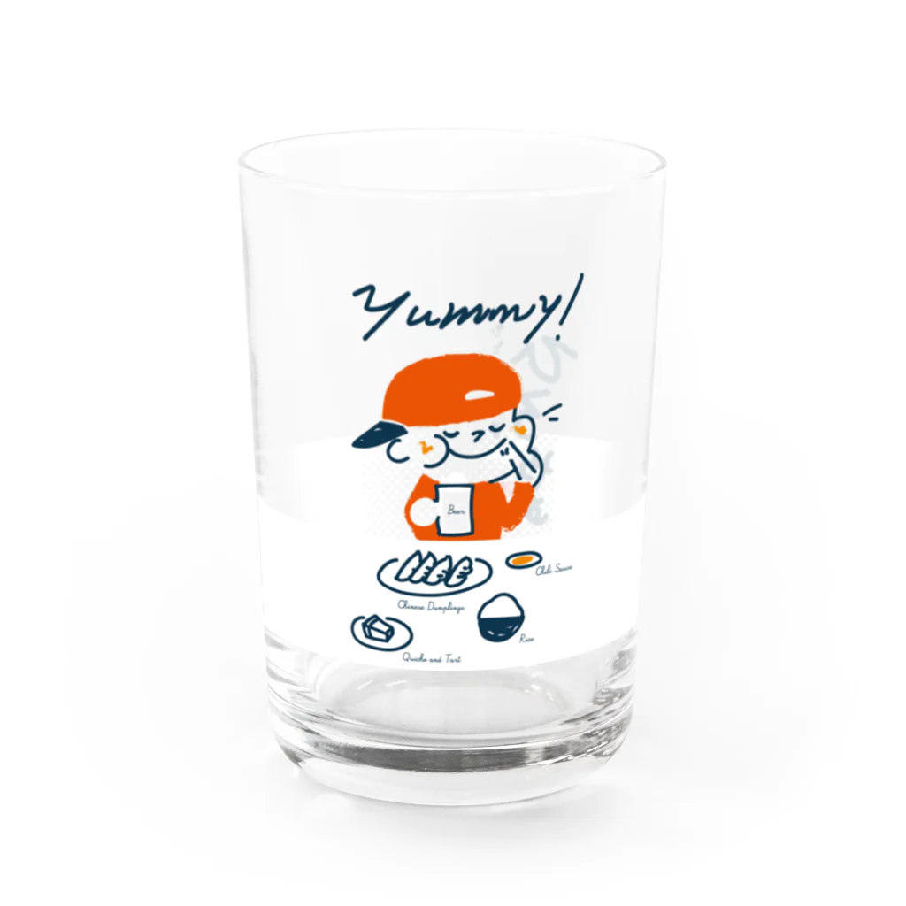 やまんか商店のひとくち餃子ひろやす（男の子） Water Glass :front