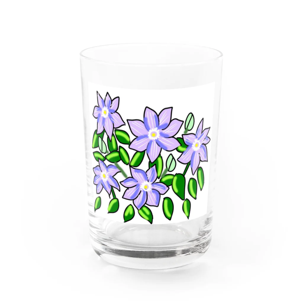 それいゆのクレマチス Water Glass :front