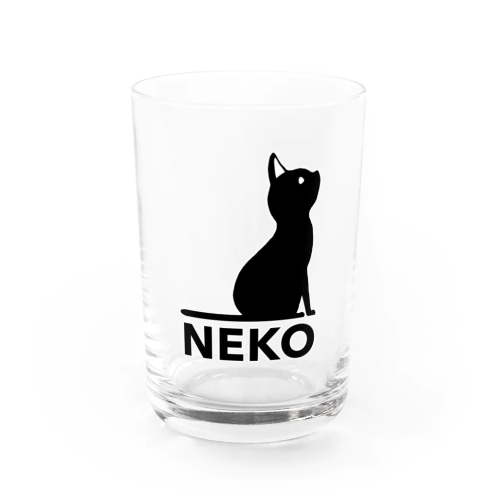 wacky mackeyのNEKO Water Glass :front