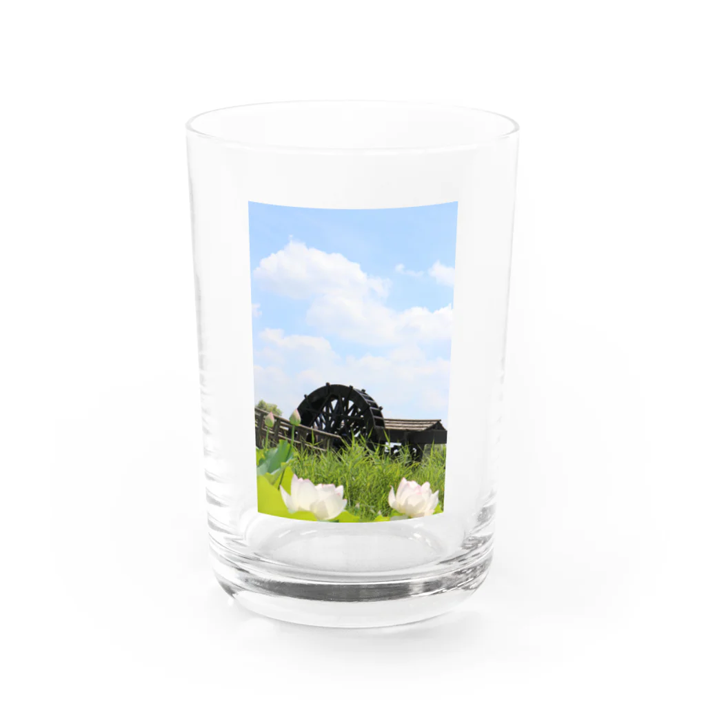 EijiPonの水車と空 Water Glass :front