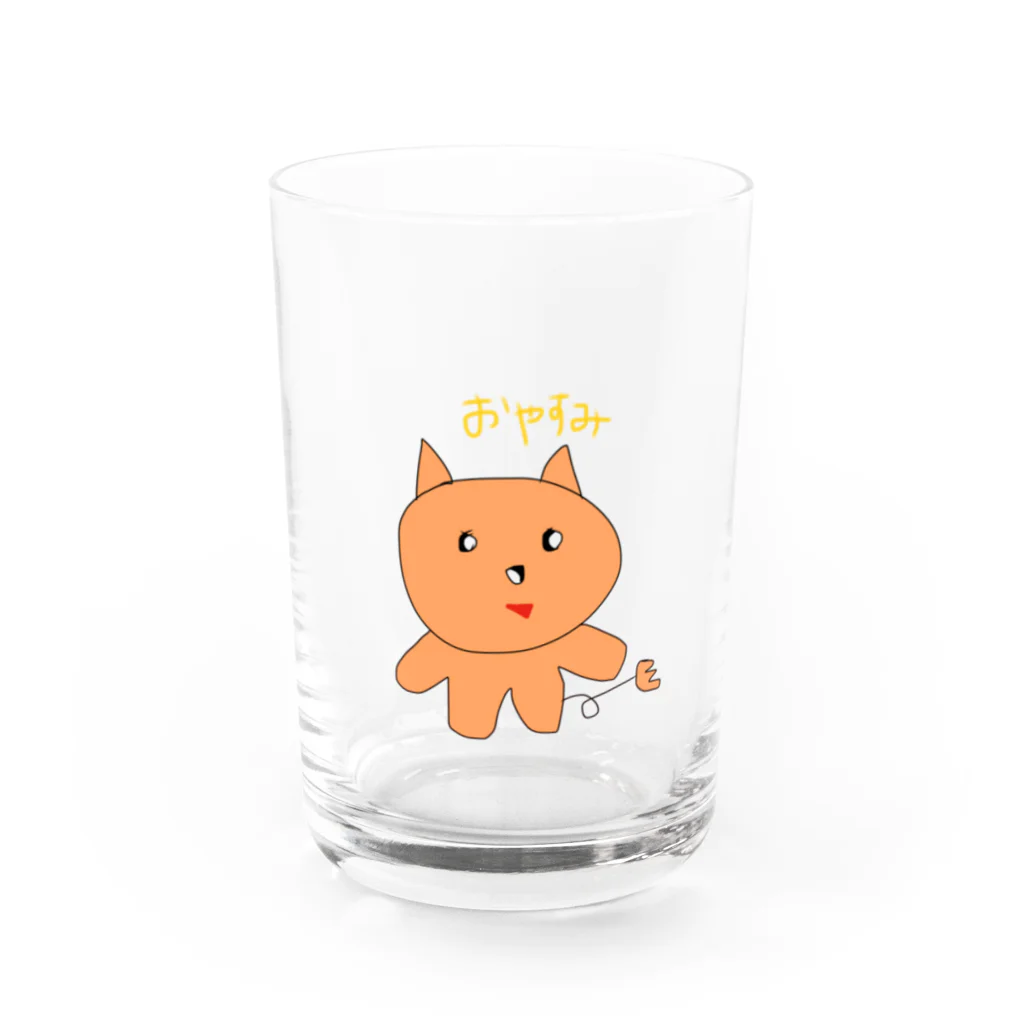 森田涼花のおやすみ Water Glass :front