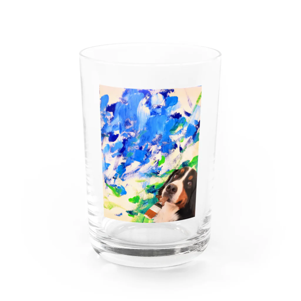 ボナばにのボナくんアート Water Glass :front