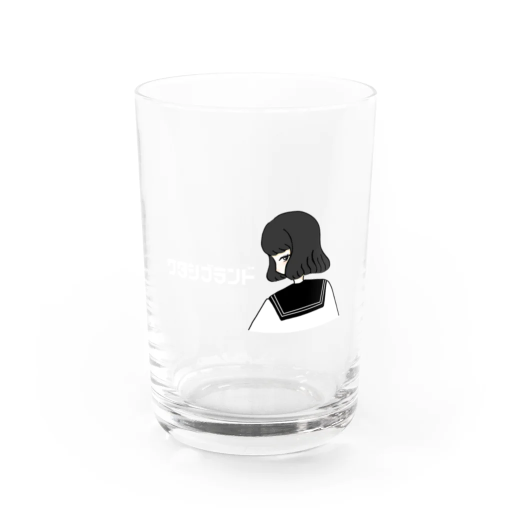 なかも絵のワタシブランド Water Glass :front