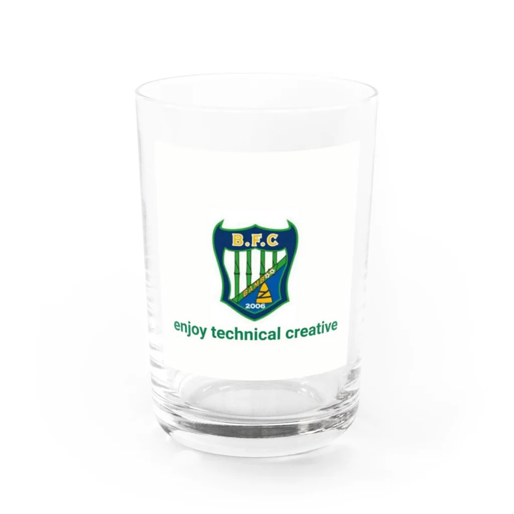 梅地孝也のバンブーFC Water Glass :front